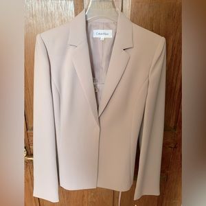 NWT Lavender Calvin Klein 2 Piece Skirt Suit Sz 4